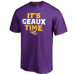 NEW Men’s 2XL LSU Tigers Hometown Collection T-Shirt - Purple